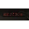 Kép 7/7 - Asztali elosztó "GAMER" 5-ös, 3x1.5, 1.4m 2xUSB fekete, színes háttérvilágítással