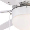 Kép 3/6 - Globo RIVALDO 03302 mennyezeti ventilátor fehér fém 1 * E14 max. 60 W E14 IP20