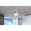 Kép 6/7 - Globo ALANA 0333 mennyezeti ventilátor matt nikkel 2 * E14 max. 40 W E14 2 db