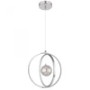Kép 2/2 - Globo KIZZY 15606-36 egyágú függeszték króm fém 1 * LED max. 36 W LED 1800 lm 3000 K IP20 G