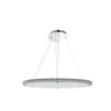 Kép 1/7 - Globo CURADO 15683 mennyezeti kristálylámpa króm 1 x max. 68W LED 4800 lm IP20 A+