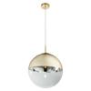 Kép 1/5 - Globo VARUS 15858 egyágú függeszték arany fém 1 * E27 max. 40 W E27 IP20