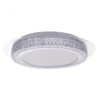 Kép 1/3 - Globo HAKKA 41912-18S mennyezeti kristálylámpa fehér fém 1 * LED max. 18 W LED 1600 lm 4000 K IP20 F