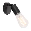 Kép 1/5 - Globo MARTHA 54008-1 falikar fekete fém 1 * E27 max. 60 W E27 IP20