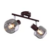 Kép 1/4 - Globo PALLO 54303-2 mennyezeti lámpa bronz színű fém 2 * E14 max. 40 W E14 IP20