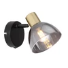 Kép 1/3 - Globo JAY 54305-1 falikar fekete fém 1 * E14 max. 25 W E14 IP20