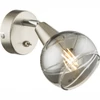 Kép 1/2 - Globo ROMAN 54348-1 fali lámpa matt nikkel fém 1 * E14 LED max. 4 W E14 LED 200 lm 3000 K IP20 F