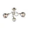 Kép 1/2 - Globo ROMAN 54348-3 mennyezeti lámpa matt nikkel fém 3 * E14 LED max. 4 W E14 LED 200 lm 3000 K IP20 F