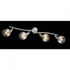 Kép 2/2 - Globo ROMAN 54348-4 mennyezeti lámpa matt nikkel fém 4 * E14 LED max. 4 W E14 LED 200 lm 3000 K IP20 F