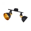 Kép 2/3 - Globo FILLO 54655-2 mennyezeti spot lámpa fekete fém 2 * E14 max. 25 W E14 IP20