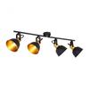 Kép 1/4 - Globo FILLO 54655-4 mennyezeti spot lámpa fekete fém 4 * E14 max. 25 W E14 IP20