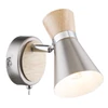 Kép 1/2 - Globo MAREI 54807-1 fali lámpa kapcsolóval natúr fa 1 * E14 max. 25 W E14 400 lm 3000 K IP20