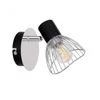 Kép 2/3 - Globo FASSA 54815-1 fali spotlámpa króm fém 1 * E14 max. 40 W E14 IP20