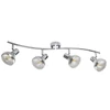 Kép 3/4 - Globo LOTHAR 54921-4 mennyezeti lámpa króm fém 4 * E14 max. 40 W E14 IP20