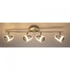Kép 3/6 - Globo RODRIK 56006-4 mennyezeti lámpa matt nikkel fém 4 * LED max. 5 W LED 310 lm 3000 K IP20 G