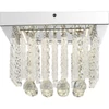 Kép 2/2 - Globo MATHILDA 68396-12 mennyezeti kristálylámpa króm fém 1 * LED max. 12 W LED 840 lm 4000 K IP20 G