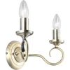 Kép 1/2 - Globo TRUNCATUS 69003-2W falikar antik sárgaréz fém 2 * E14 max. 40 W E14 IP20