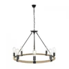 Kép 2/5 - Globo ULLEU 69029-8 csillár fekete fém 8 * E27 max. 60 W E27 IP20