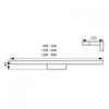 Kép 7/7 - Kanlux Asten 26681 fürdőszobai lámpa fém LED - 1 x 12W 770 lm 4000 K IP44
