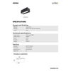 Kép 5/5 - Lutec GEMINI 5189101118 kültéri fali led lámpa sötétszürke alumínium Lextar 2835 LED 1230 lm 4000 K IP54 A+