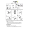 Kép 7/7 - Lutec MINI LEDSPOT 6914402000 kültéri fali led lámpa műanyag LG 5630 LED 200 lm 4000 K IP44 A+