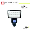 Kép 5/5 - Lutec PERI 7629502335 mozgásérzékelős reflektor szürke műanyag Lextar 3030 LED 2120 lm 5000 K IP44 A+