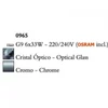Kép 3/3 - Mantra CUADRAX CHROME OPTICAL GLASS 0965 többágú függeszték króm fém 6*G9 max5W G9 6 db IP20