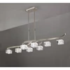 Kép 1/3 - Mantra CUADRAX 1116 többágú függeszték szatinált nikkel fém 8xG9 max. 33 W G9 IP20