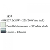 Kép 3/3 - Mantra EVE 1137 asztali lámpa króm fém 2xE27 max. 20 W E27 2 db IP20