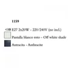 Kép 3/3 - Mantra EVE 1159 állólámpa antracit fém 2xE27 max. 20 W E27 IP20