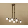 Kép 1/3 - Mantra LOOP 1821 többágú függeszték sárgaréz fém 6x G9 max. 33W G9
