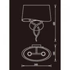Kép 5/5 - Mantra NINETTE 1903 falikar króm fém 2xE14 max. 20W E14 2 db