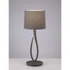 Kép 1/3 - Mantra LUA 3688 asztali lámpa sötétszürke fém 1xE27 max. 13W E27