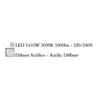 Kép 3/5 - Mantra QUATRO 3767 mennyezeti lámpa műanyag 10W LED LED 1000 lm 2700 K IP20