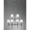 Kép 1/3 - Mantra TIFFANY 3850 csillárok nappaliba króm fém 12xE14 max. 15W;12xG9 max. 33W E14