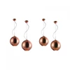 Kép 4/6 - Mantra CRYSTAL BRONCE 4615 modern függeszték vörösréz üveg 1xE27 max. 60W E27