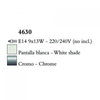 Kép 3/4 - Mantra LOEWE CROMO 4630 csillárok nappaliba króm fém 9xE14 max. 13W E14 IP20