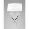 Kép 1/3 - Mantra LOEWE CROMO 4634 falikar króm fém 2xE14 max. 13W E14 IP20