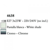 Kép 3/4 - Mantra LOEWE CROMO 4638 állólámpa króm fém 3xE27 max. 23W E27 IP20