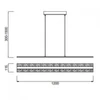 Kép 2/2 - Mantra Burbuja 5790 led függeszték króm fém LED - 1 x 48W 3360 lm 4000 K IP20 A++