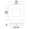 Kép 2/2 - MANTRA DALIA 8144 Fali LED lámpa