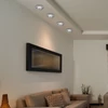Kép 6/6 - Rábalux Lite 1163 álmennyezetbe építhető lámpa szatin króm fém GU10 1x MAX 50 GU10 3 db 240 lm 3000 K IP44/ IP40 A+