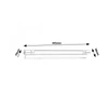 Kép 2/5 - Rábalux Byron 1444 fali lámpa ezüst fém LED 4 250 lm 4000 K IP20 G