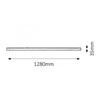Kép 6/7 - Rábalux Band light 2309 konyhapult világítás ezüst fém G13 T8 1x MAX 36 G13 1 db 3350 lm 2700 K IP20 A