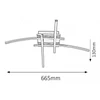 Kép 7/7 - Rábalux Alexis 2503 mennyezeti lámpa króm fém LED 4x 6 1920 lm 4000 K IP20 A