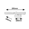 Kép 5/6 - Rábalux Picture light 3644 képmegvilágító lámpa bronz fém G9 2x MAX 40 G9 2 db 370 lm 2700 K IP20 C