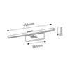 Kép 5/6 - Rábalux Picture guard 3650 képmegvilágító lámpa króm fém LED 8 580 lm 3000 K IP20 A+