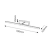 Kép 5/6 - Rábalux Picture slim 3910 képmegvilágító lámpa króm fém LED 12 554 lm 4000 K IP20 A