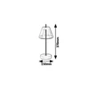 Kép 3/5 - Rábalux Aviana 5030 éjjeli asztali lámpa fehér fém LED 6 480 lm 4000 K IP20 G