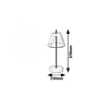 Kép 5/5 - Rábalux Aviana 5030 éjjeli asztali lámpa fehér fém LED 6 480 lm 4000 K IP20 A